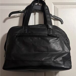 RAREFORM Brand Vinyl Fashion Duffle Bag~Black~New
